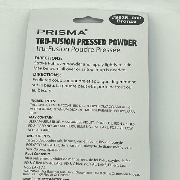 Prisma Tru-Fusion #9625-080 Bronze Translucent Finish Pressed Powder Compact - Picture 9 of 10